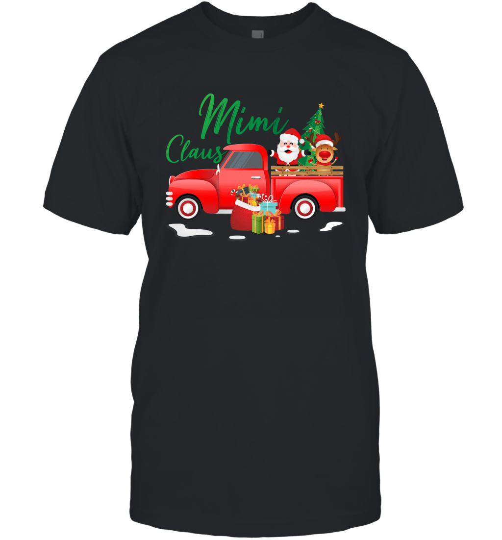 Mimi Claus Funny Christmas Gifts For Grandma Shirt T-Shirt