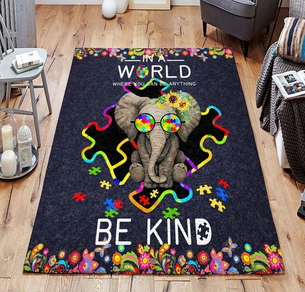 Autism Awareness Rug 3