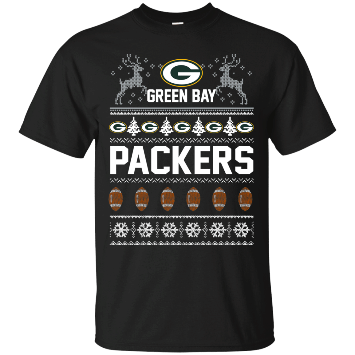 Check Out This Awesome Green Bay Packers Ugly Christmas T Shirt