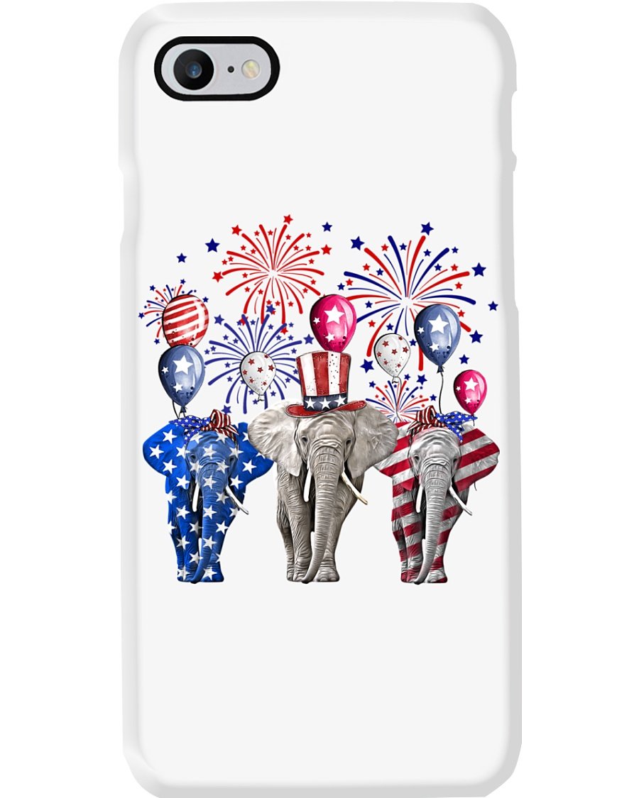 Three Elephant Happy Inpendent Phone Case