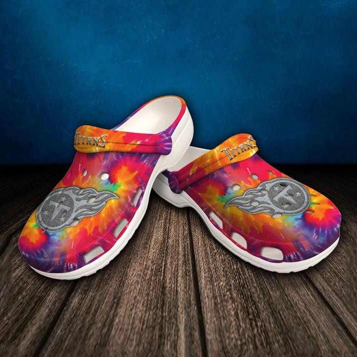 Tennessee Titans Galaxy Color Crocband Crocs Clogs