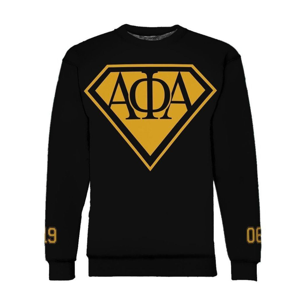 Fraternity Sweatshirt – Diamond Alpha Phi Alpha Greek Letter Sweatshirt