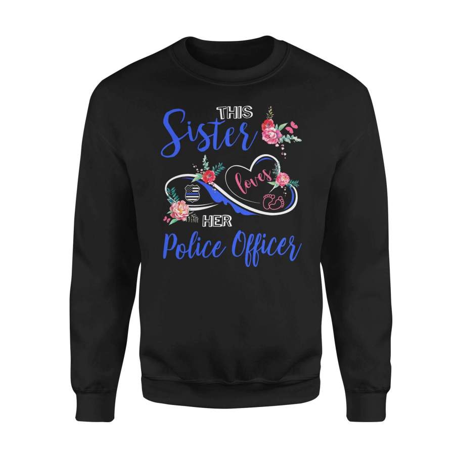 Police Sister – Love – Standard Fleece Sweatshirt