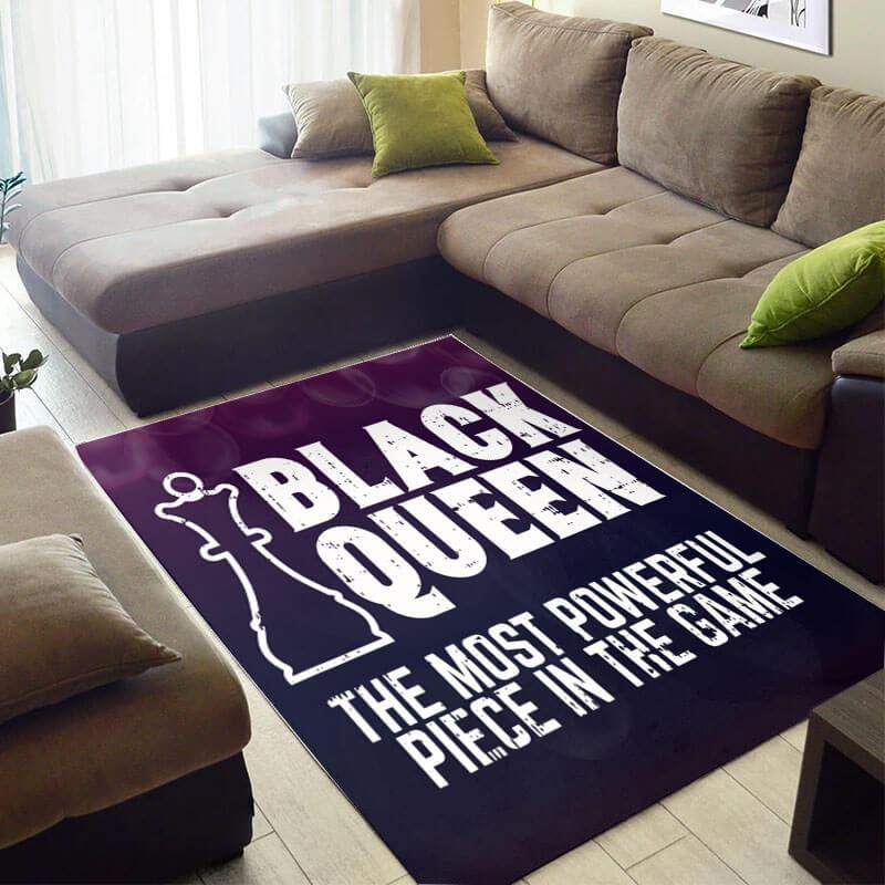 Nice African Area Rug Beautiful African American Art Melanin Girl Black Queen Powerful African Style Carpet African Inspired Home Decor BPS4246