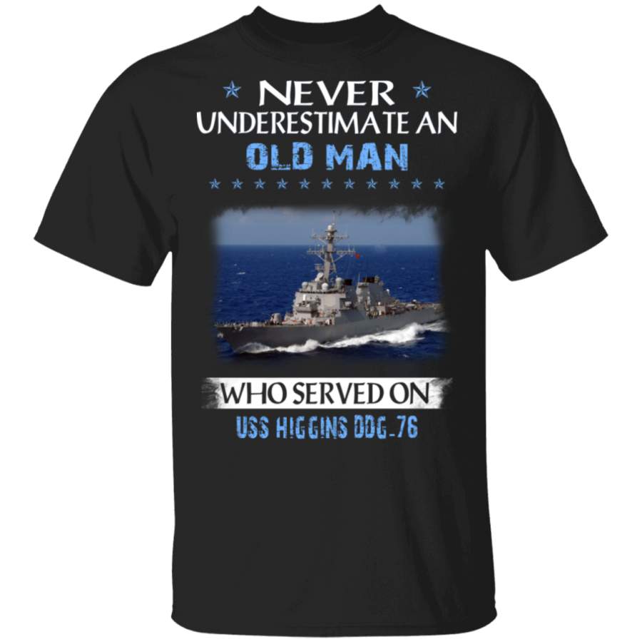 USS Higgins DDG-76 Veterans Day Christmas Gift T-Shirt