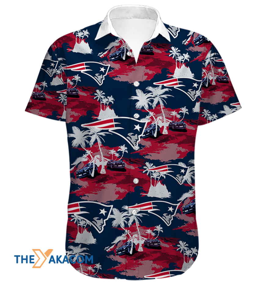 New England Patriots Nfl Team Gift For Fan Tropical Short Sleeve Hawaii Shirt Ha66403