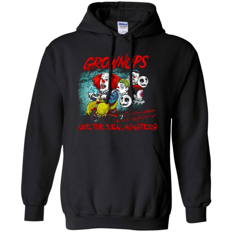 AGR Grownups Are The Real Monsters Pennywise IT Stephen King Hoodie