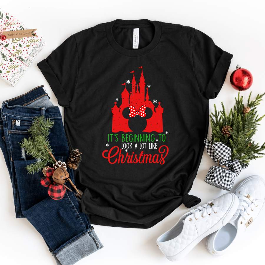 Disney Christmas Shirts, Womens Disney Christmas Shirts, Christmas gifts, Ladies Christmas Outfits, Minnie Christmas Shirt, family shirts Disney x Stylishphere