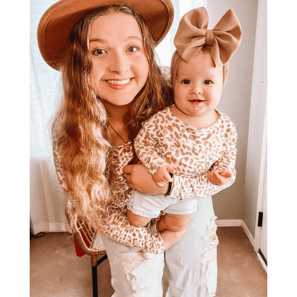 Shauna Mommy & Me Long Sleeve – Tan Leopard