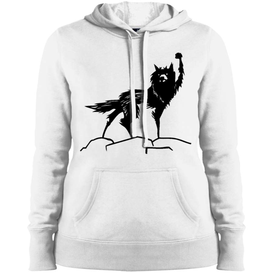 AGR Fantastic Mr Fox Wolf Ladies’ Pullover Hooded Sweatshirt