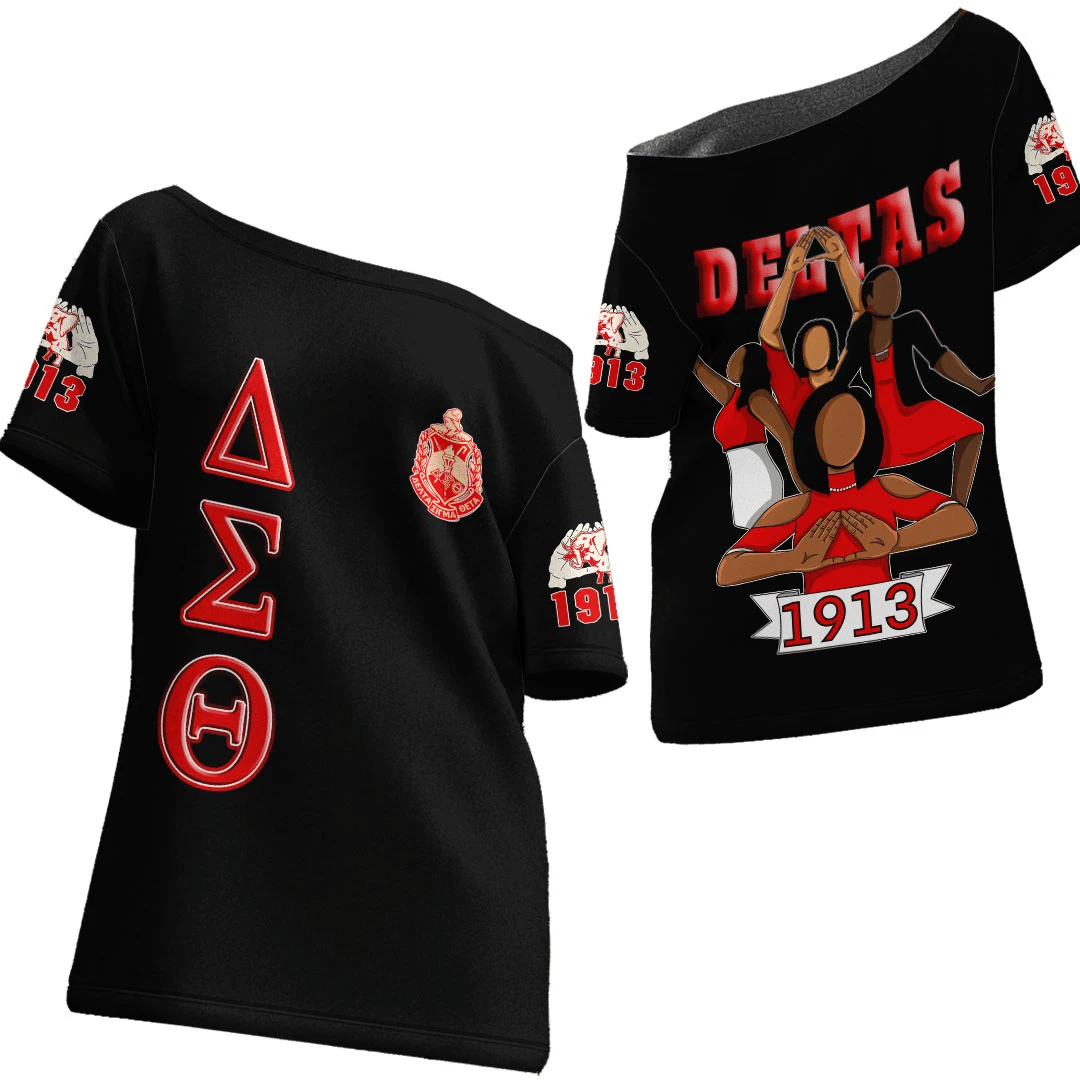 Africa Zone Shirt – Delta Sigma Theta Sisterhood Off Shoulder T-Shirt A31