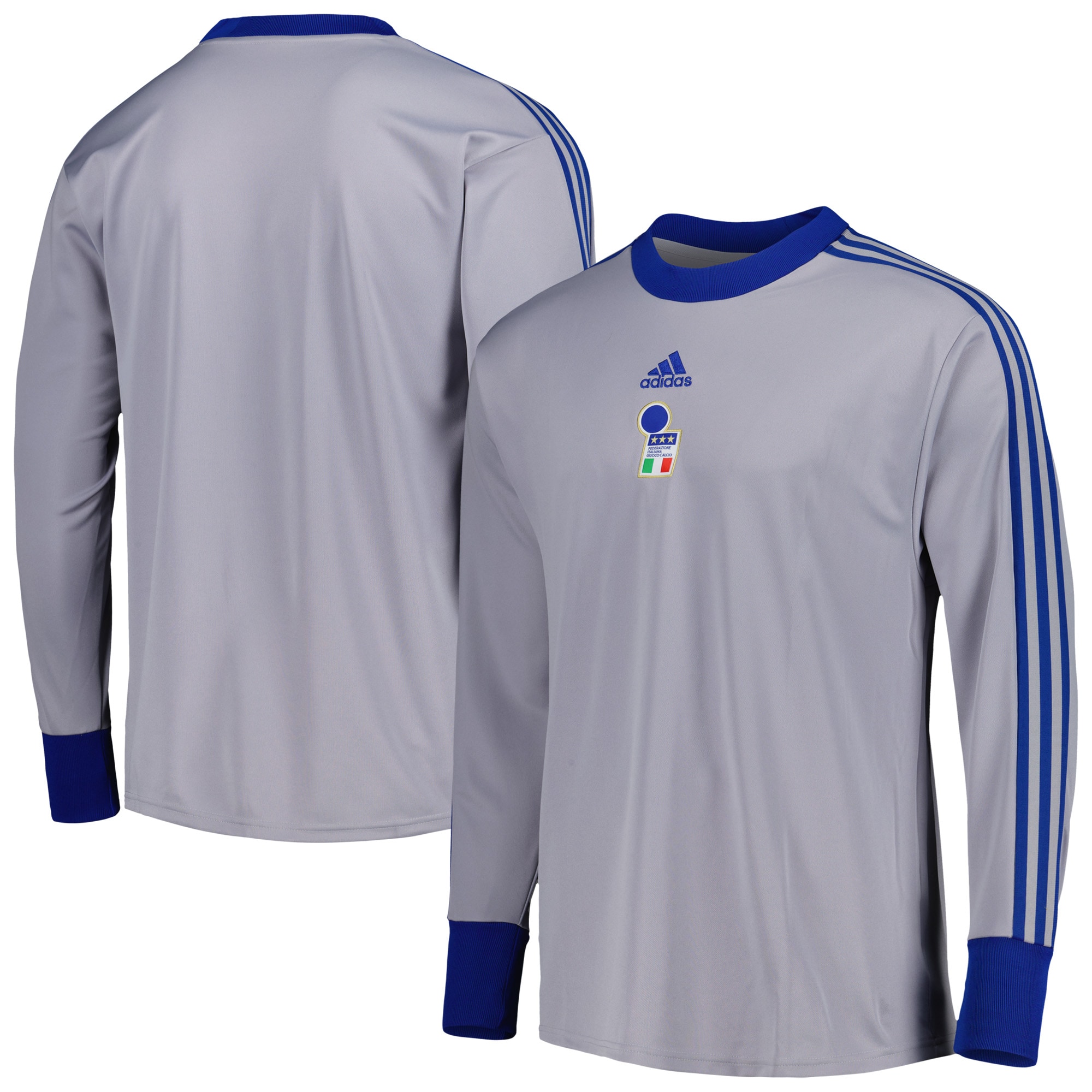 Italy National Team Authentic Football Icon Goalkeeper Jersey – Gray