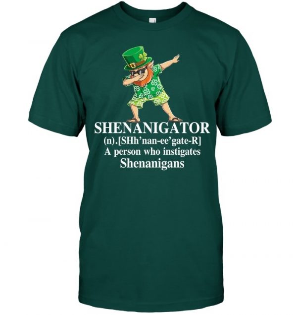 Shenanigator T-Shirt St Patrick’S Day Clothes Ht