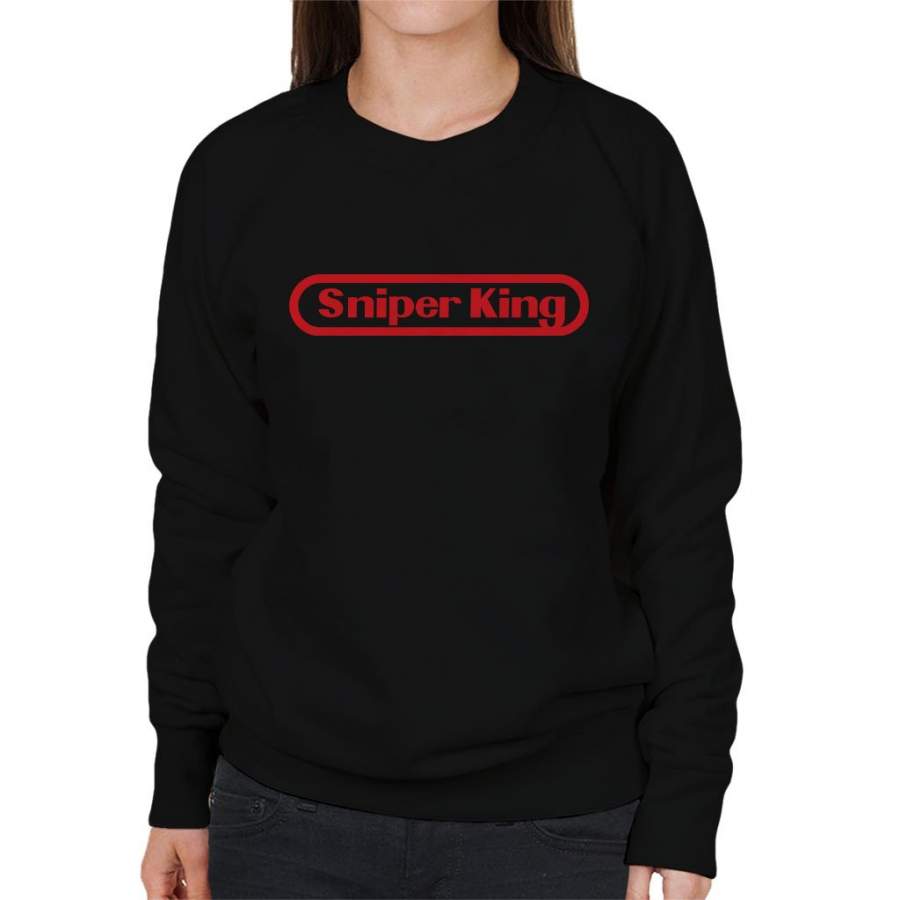 Sniper King Nintendo Logo One Piece Women’s Sweatshirt