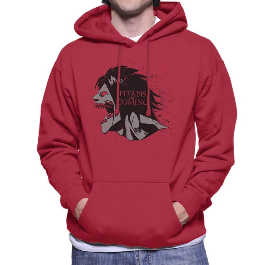 Attack On Titan Game Of Thrones Mix Men’s Hooded Sweatshirt