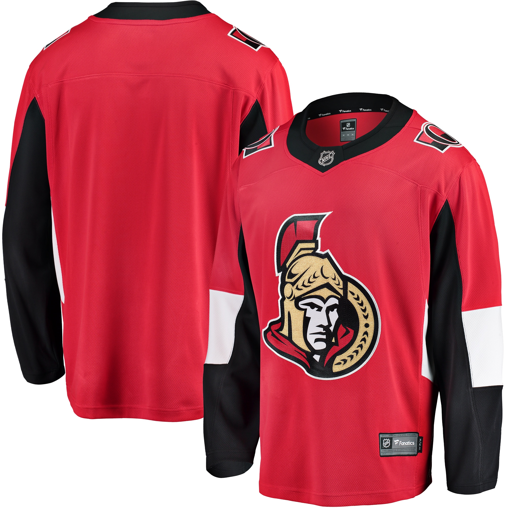 Ottawa Senators Branded Breakaway Home Jersey – Red