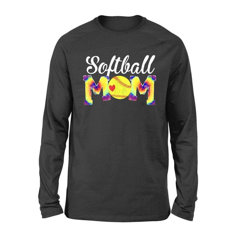 Softball Mom Long sleeves, Softball Baseball Long sleeves Gift For Women Love Baseball, Mother’s Day Gift Chipteeamz – TNN313