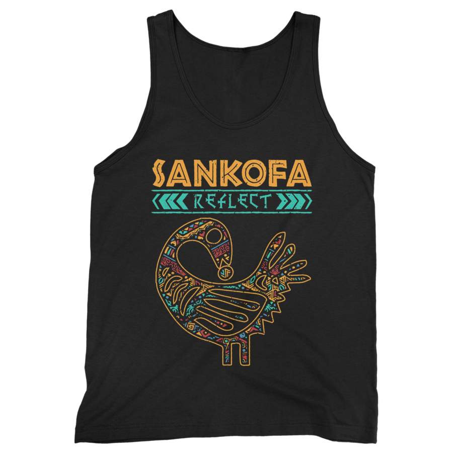 Sankofa African Bird Symbol For Black History Month Man’s Tank Top