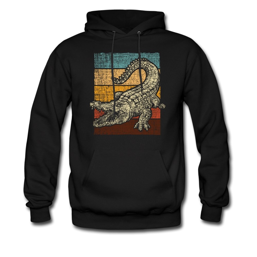 Retro Vintage Alligator Gator Crocodile Zoo Animal Lover Gift – Unisex Hoodie