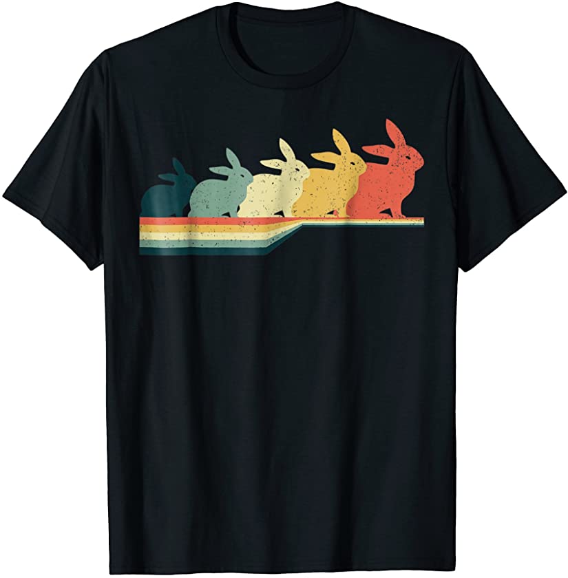 RABBIT T-shirt, Vintage Retro Style T-shirt