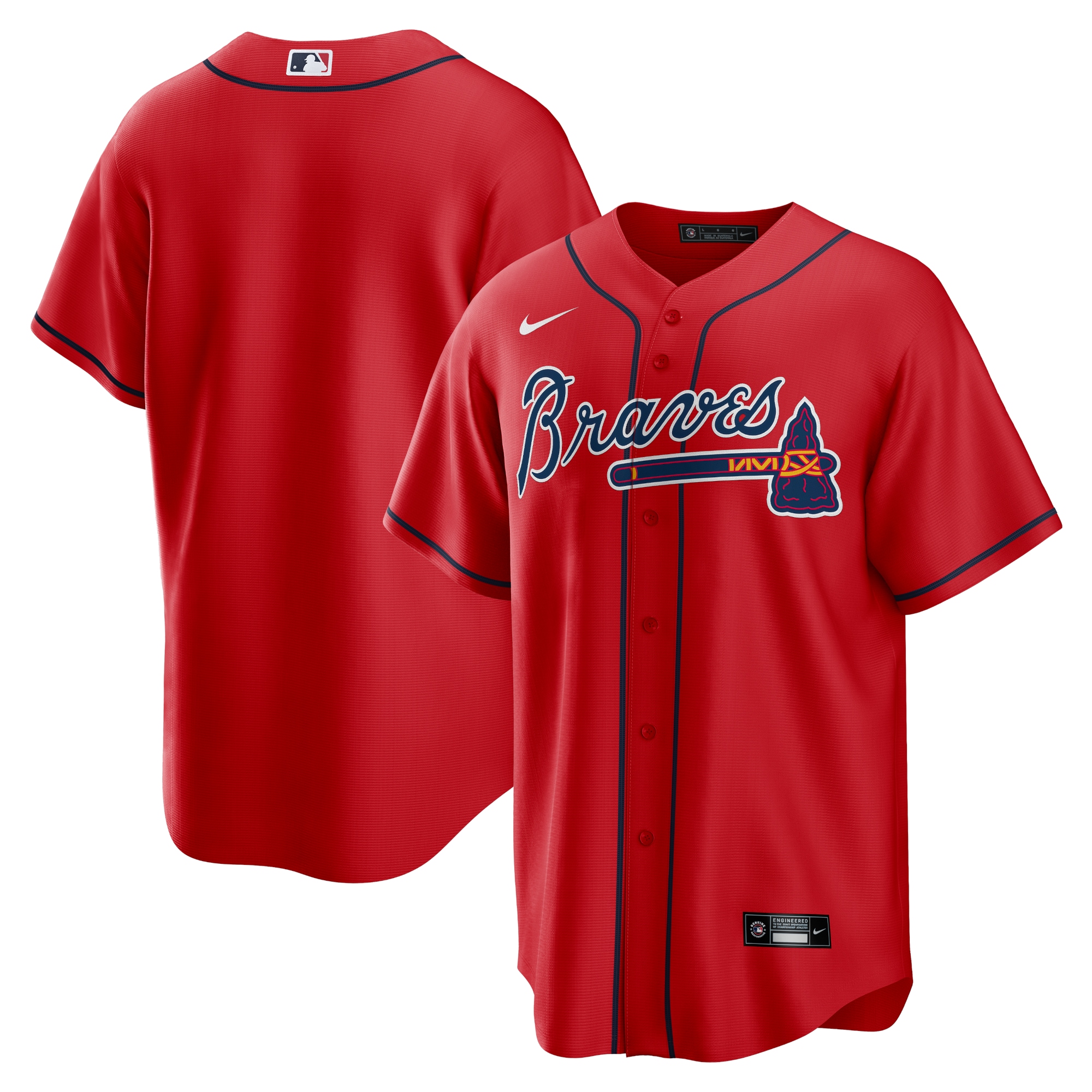 Men’s Atlanta Braves Red Alternate Team Jersey