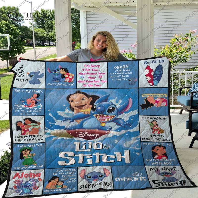 [TA] – Lilo & Stitch Quilt Blanket For Fans Ver 17