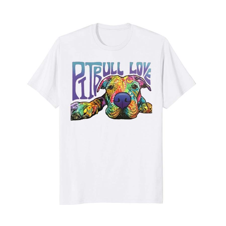 PitBull T-Shirts Cotton Pit Bulls T-Shirt Men’s Short Sleeve T-shirt