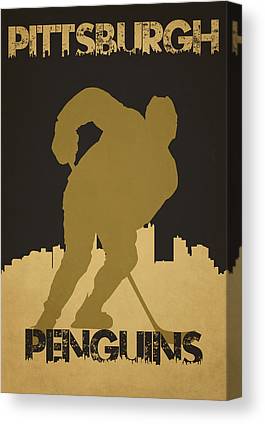 Pittsburgh Penguin Joe Hamilton Canvas Print