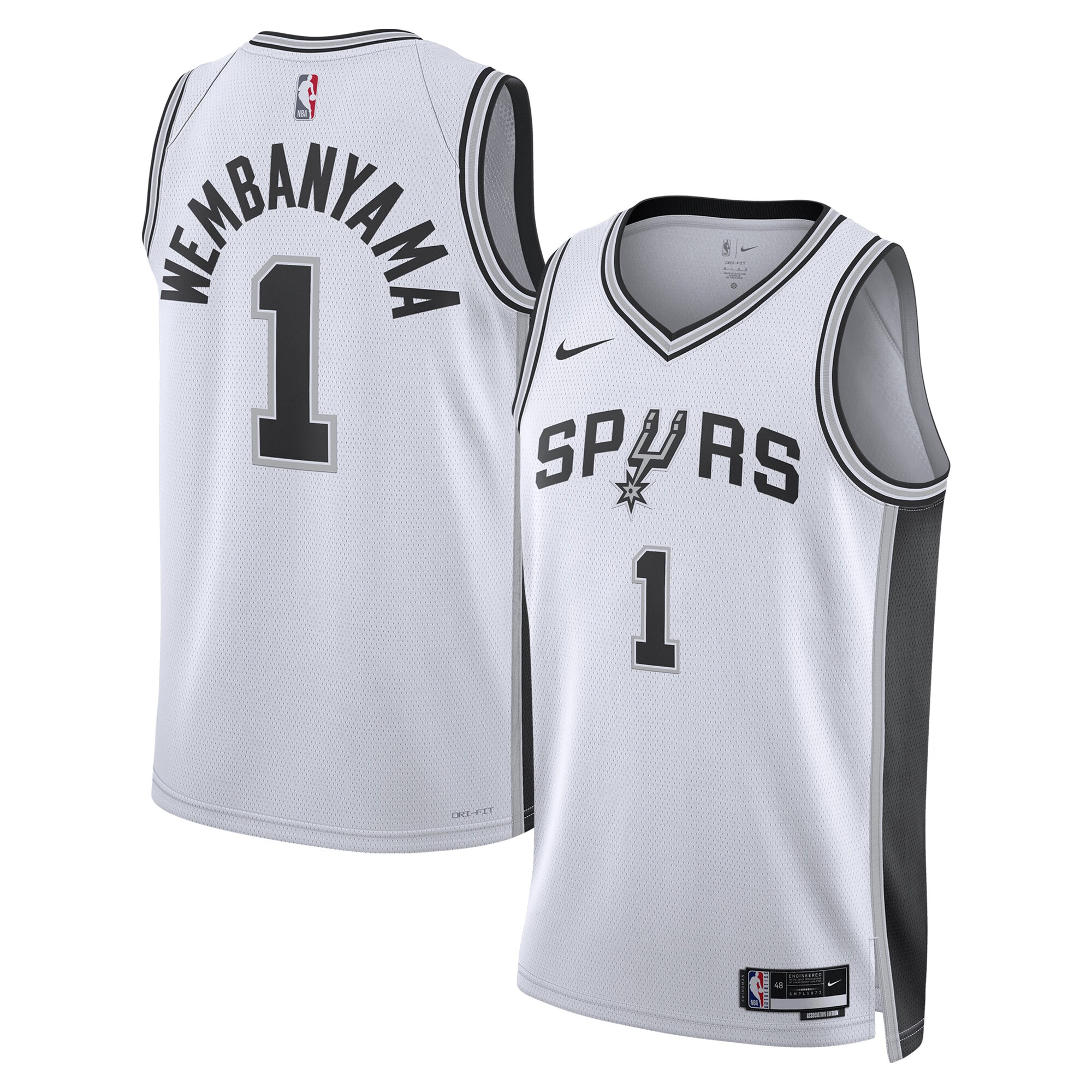 Victor Wembanyama San Antonio Spurs Unisex Swingman Jersey – Association Edition – White