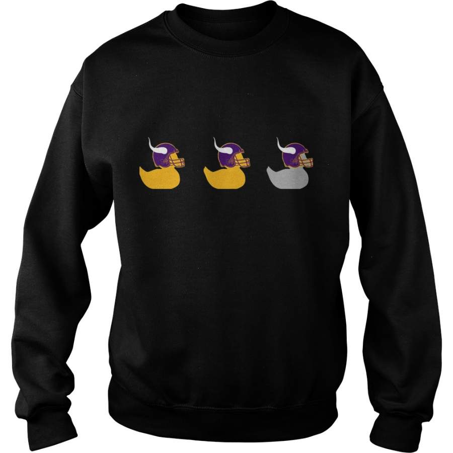 Minnesota Vikings Duck Duck Grey Duck Sweatshirt