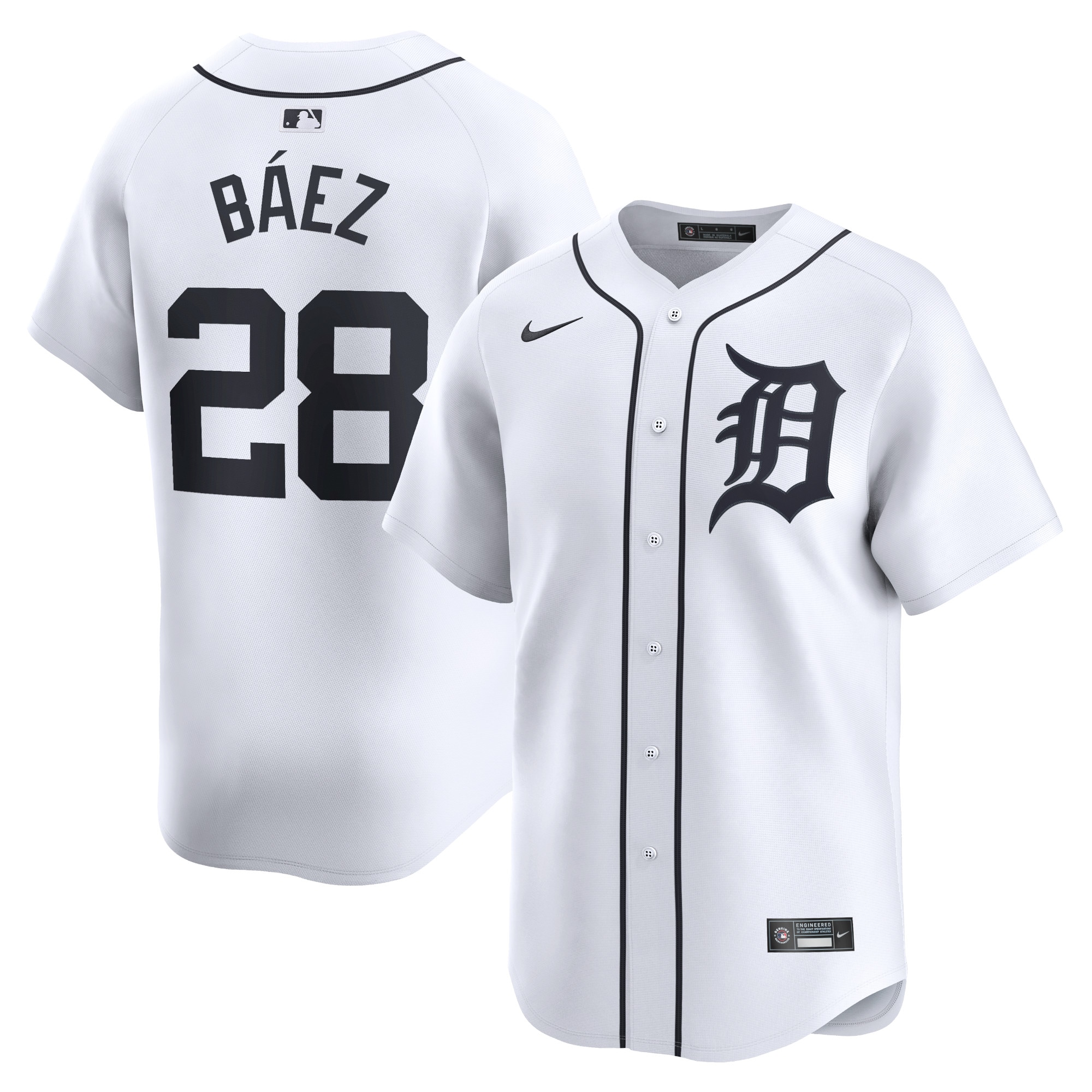 Javier Baez Detroit Tigers Home Limited Player Jersey – White