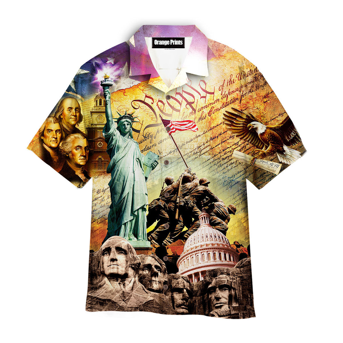 Of July God Bless America Hawaii Shirt For Men Women Ha74040