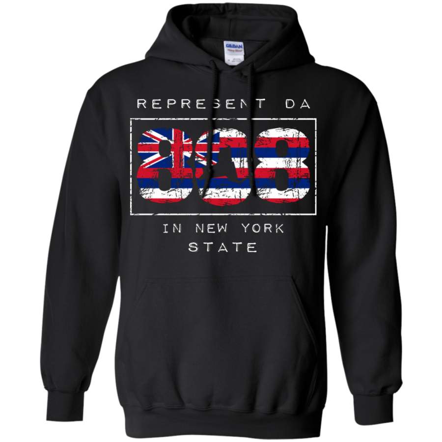 Represent Da 808 In New York State Pullover Hoodie 8 oz.