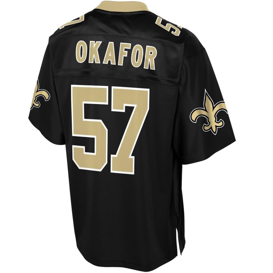 Alex Okafor New Orleans Saints NFL Pro Line Player Jersey – Black