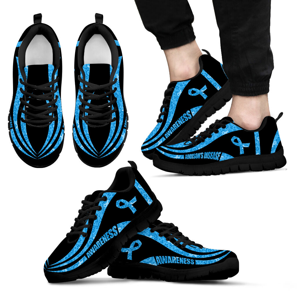 Addison’S Disease Awareness Shoes Holowave Sneaker Walking Shoes – Best Shoes For Men And Women