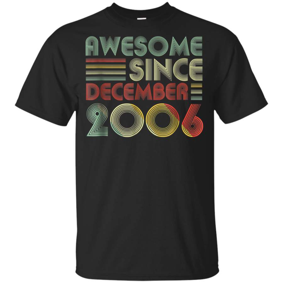 AGR Awesome Since December 2006 Shirt G200B Gildan Youth Ultra Cotton T-Shirt