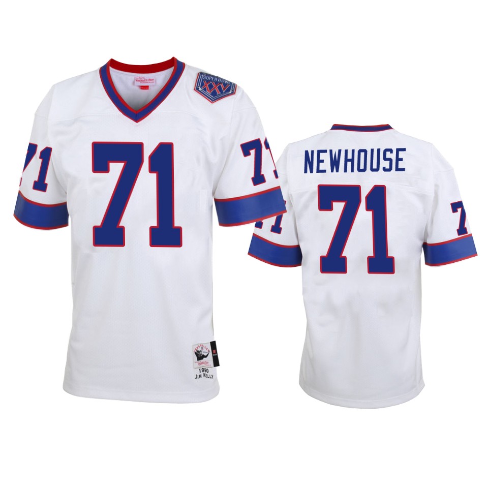 Buffalo Bills Marshall Newhouse White Vintage Replica Jersey – Men