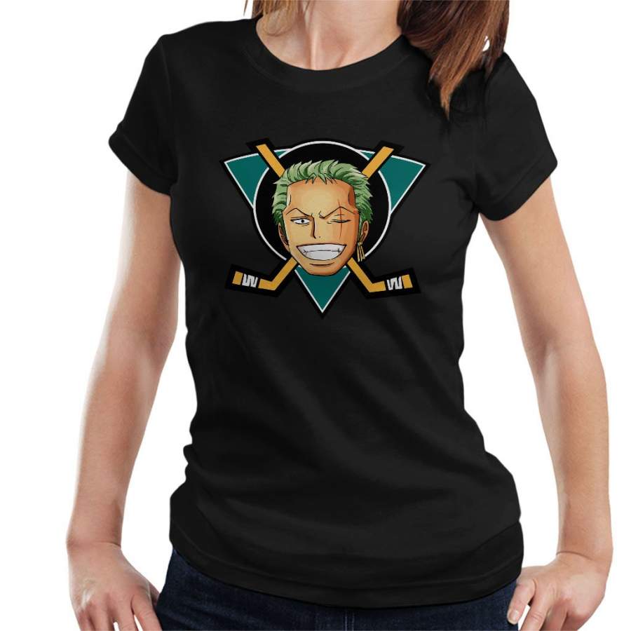 Roronoa Zoro Mighty Ducks One Piece Women’s T-shirt