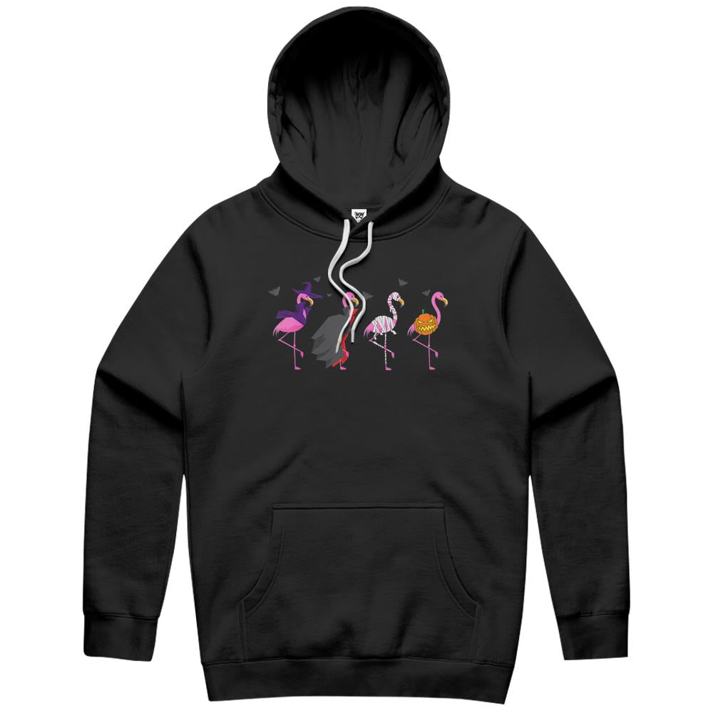 Halloween Hoodie, Halloween Shirts For Women Men, Halloween Hoodie, Halloween Pink Flamingo Witch Vampire Mummy Jack Hoodie