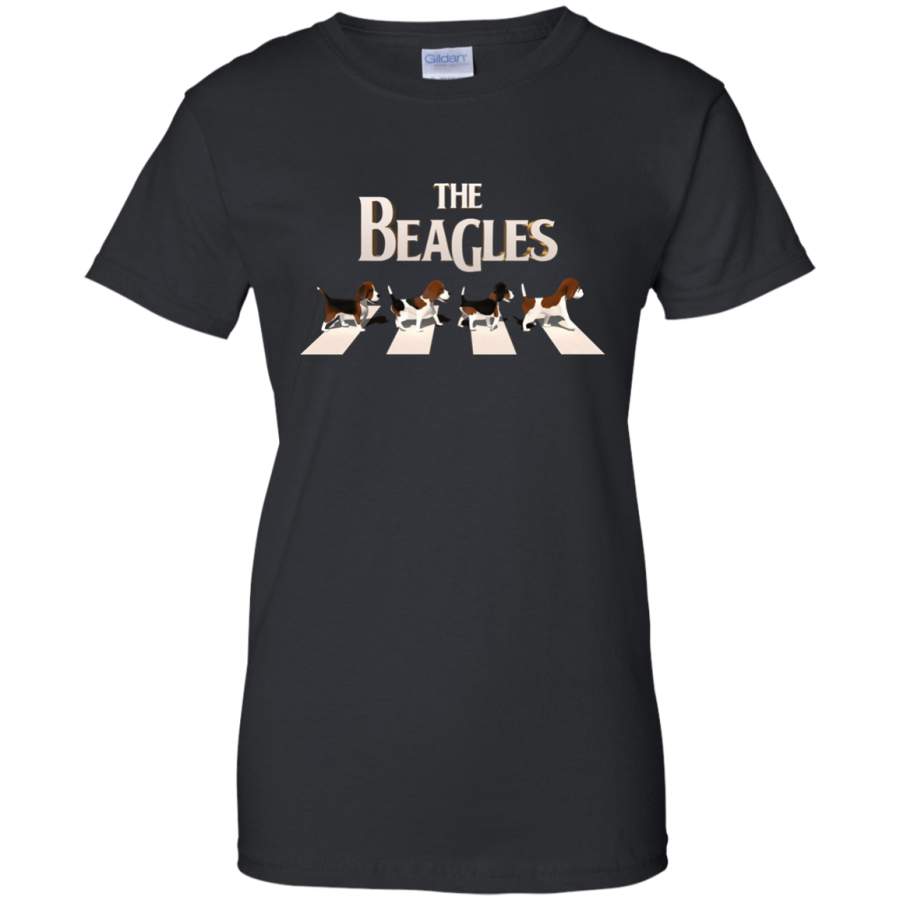 “The Beagles” Premium T-Shirt Ladies Custom 100% Cotton T-Shirt