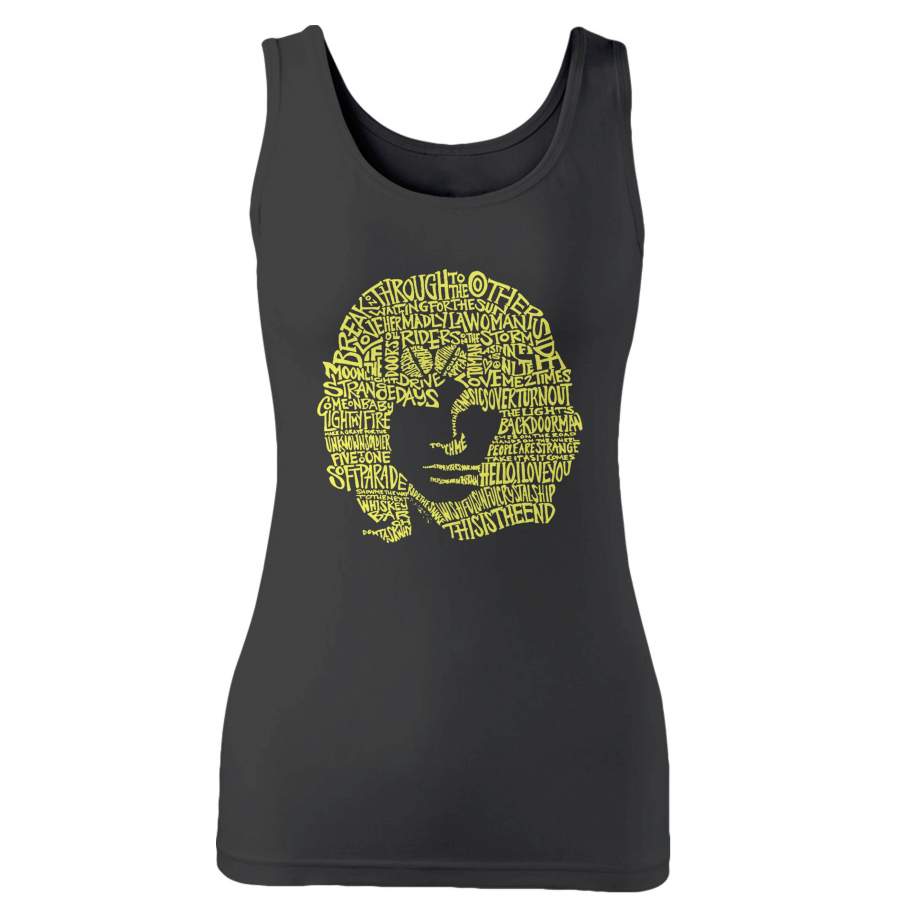 Jim Morrison The Doors Typography Woman’s Tank Top