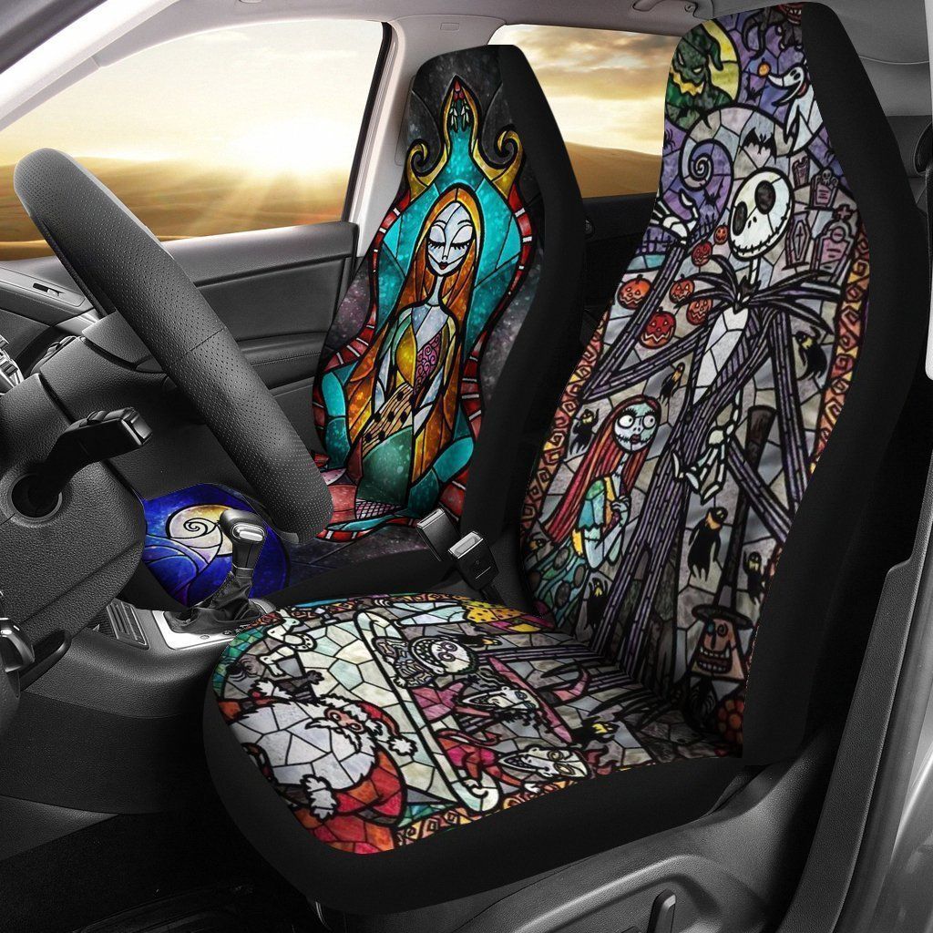 Jack Skellington & Sally Car Seat Covers