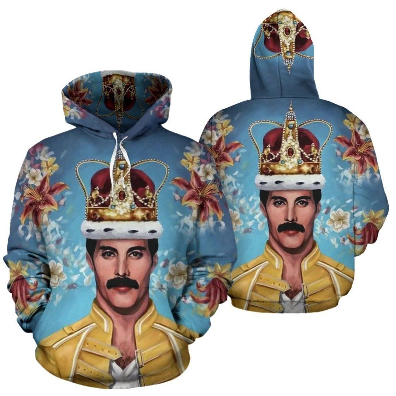 Freddie Mercury Style 7 3D Hoodie