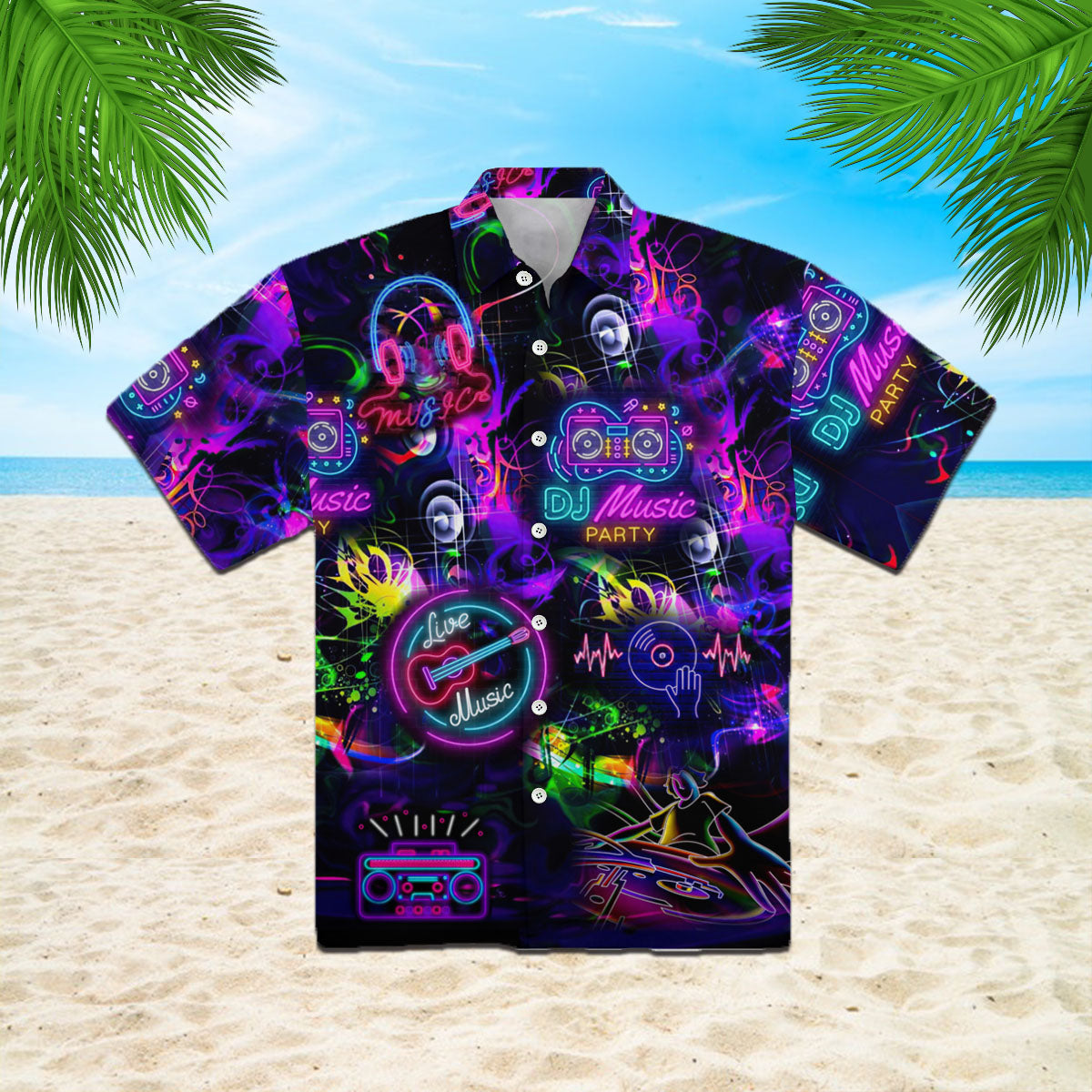 Life Is Better With Dj Neon Music Party Hawaii Shirt For Men Women Ha71961