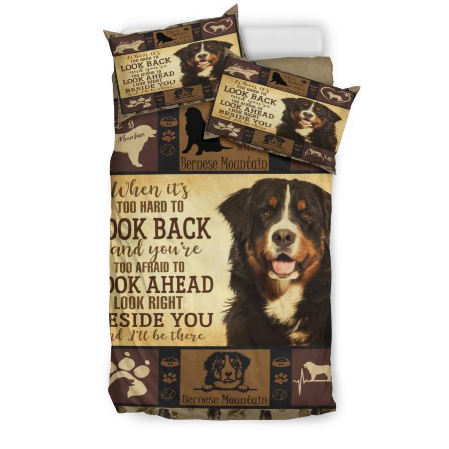 Bernese Mountain Dog Vq Quilt Bedding – Duvet Cover And Pillowcase Set