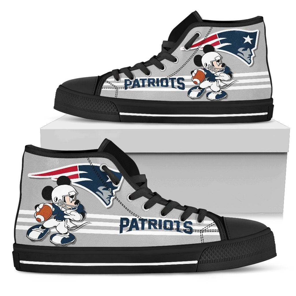 New England Patriots Sneakers High Top Shoes Fan Gift Pt19