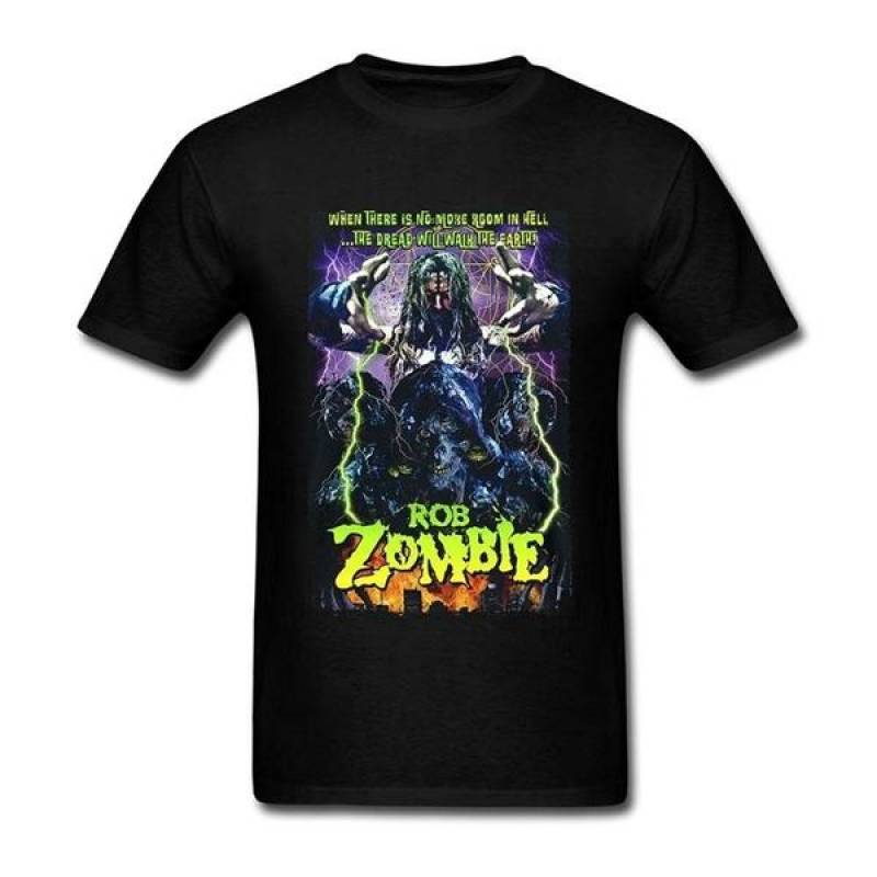 Fashion Mens t-shirt Tees Rob Zombie Tshirts Men Tee Homme Clothes