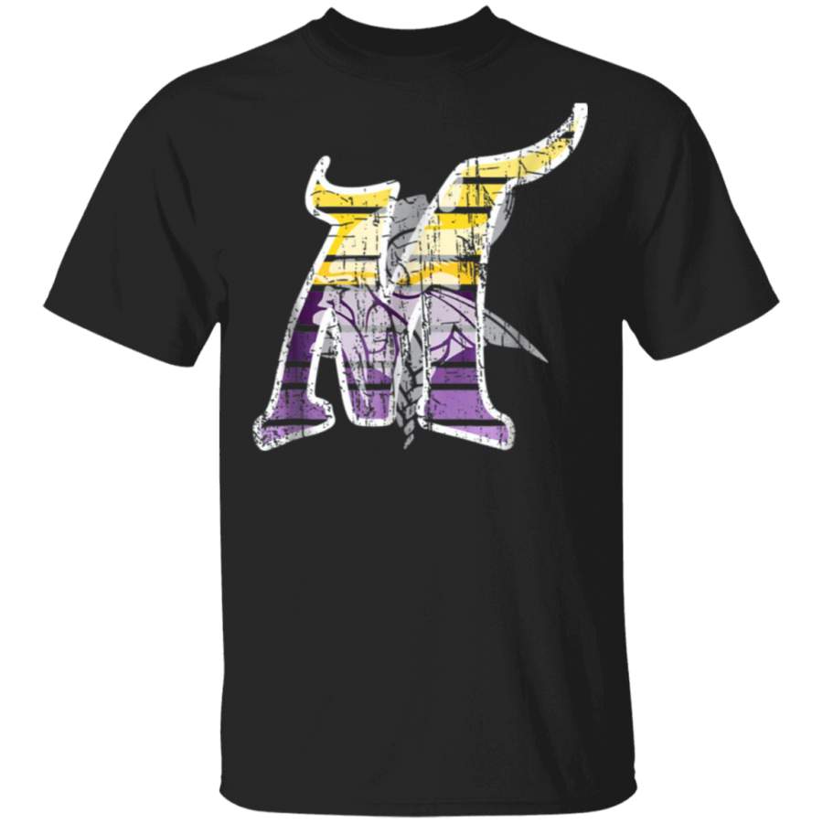 MINNESOTA M – POPULAR FOOTBALL DESIGN DISTRESSED T-SHIRT T-Shirt