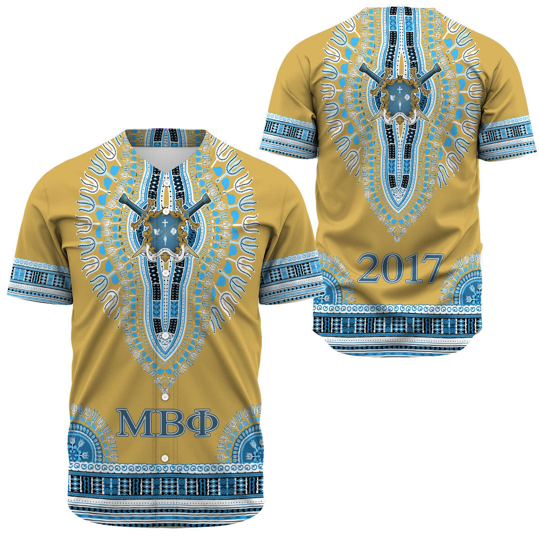 Africazone Clothing – Mu Beta Phi Dashiki  Baseball Jerseys A35