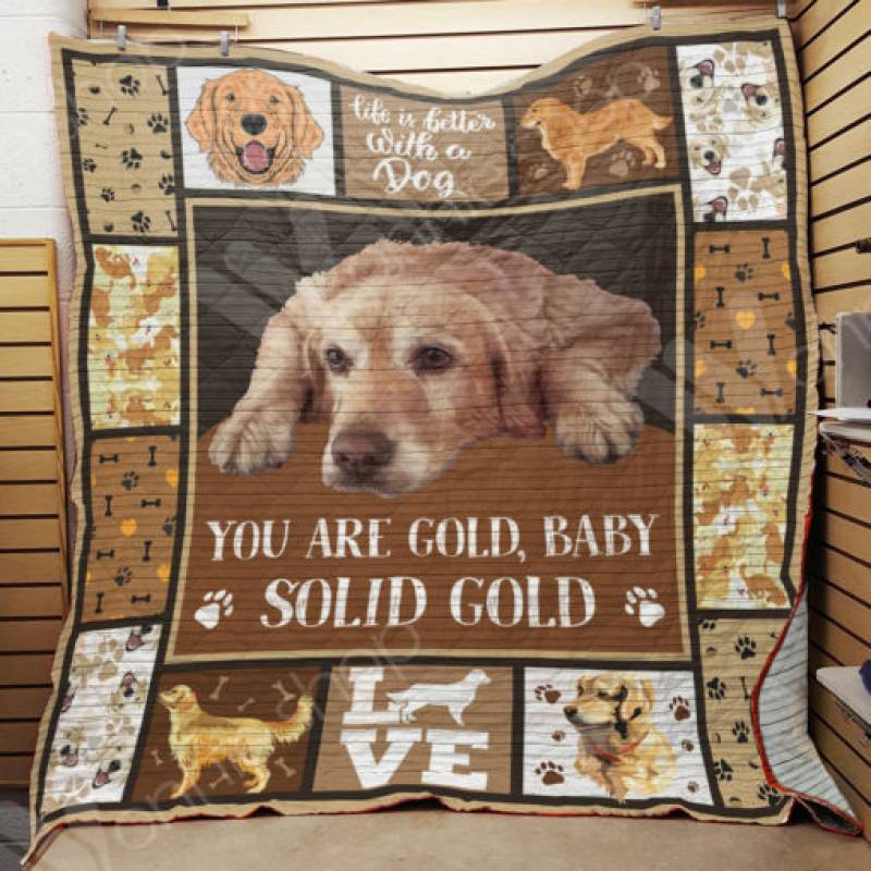 Golden Retriever Dog Blanket AU2301 95O42